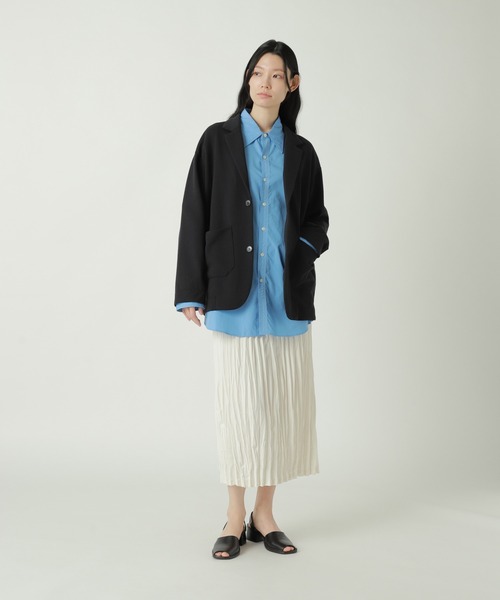 ZUCCa(ズッカ)の「WASHER PLEATS / S(スカート・レディース・ピンク/オフホワイト/チャコールグレー・M size)」の7枚目の写真