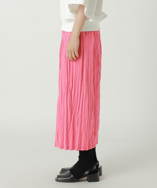 ZUCCa(ズッカ)の「WASHER PLEATS / S(スカート・レディース・ピンク/オフホワイト/チャコールグレー・M size)」の13枚目の写真