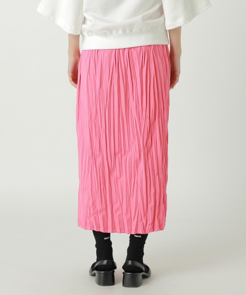 ZUCCa(ズッカ)の「WASHER PLEATS / S(スカート・レディース・ピンク/オフホワイト/チャコールグレー・M size)」の12枚目の写真