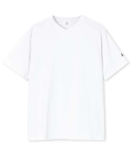 LANVIN en Bleu(ランバンオンブルー)の「シルキータッチ Vネック Tシャツ(Tシャツ/カットソー・メンズ・チャコールグレー/ブラック/ホワイト・46/48/50/52)」の11枚目の写真
