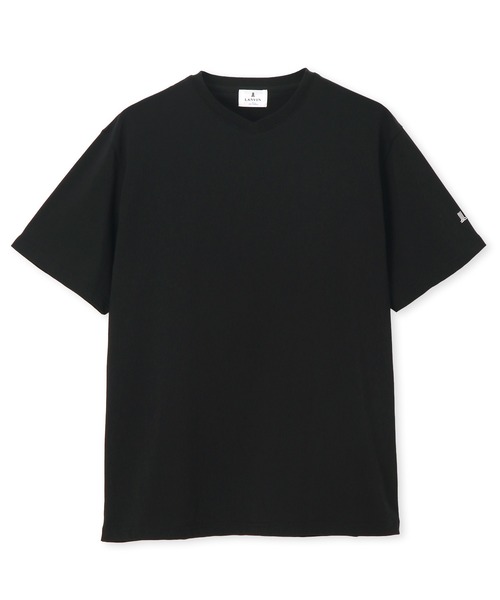 LANVIN en Bleu(ランバンオンブルー)の「シルキータッチ Vネック Tシャツ(Tシャツ/カットソー・メンズ・チャコールグレー/ブラック/ホワイト・46/48/50/52)」の12枚目の写真