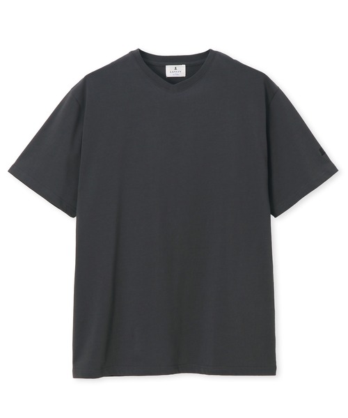 LANVIN en Bleu(ランバンオンブルー)の「シルキータッチ Vネック Tシャツ(Tシャツ/カットソー・メンズ・チャコールグレー/ブラック/ホワイト・46/48/50/52)」の13枚目の写真