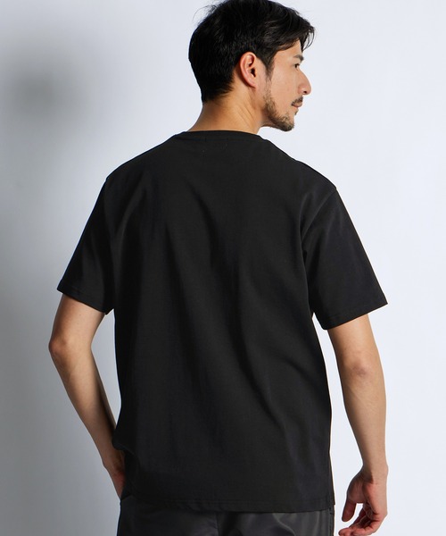 LANVIN en Bleu(ランバンオンブルー)の「シルキータッチ Vネック Tシャツ(Tシャツ/カットソー・メンズ・チャコールグレー/ブラック/ホワイト・46/48/50/52)」の10枚目の写真