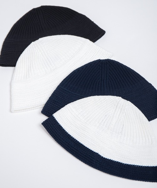 Cotton Knit US NAVY Sailor Hat / コットンニットUSネイビーセーラー