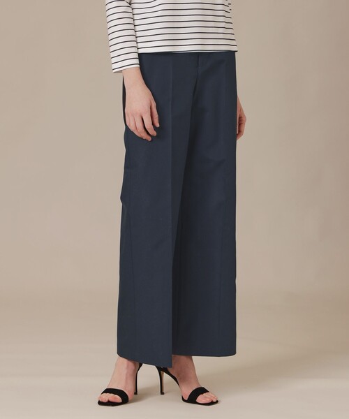 MACKINTOSH LONDON(マッキントッシュ ロンドン)の「コットンダブルクロスパンツ(その他パンツ・レディース・オフホワイト/ネイビー・38/36/40)」の2枚目の写真