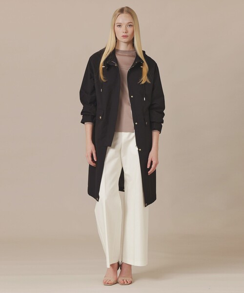 MACKINTOSH LONDON(マッキントッシュ ロンドン)の「コットンダブルクロスパンツ(その他パンツ・レディース・オフホワイト/ネイビー・38/36/40)」の4枚目の写真