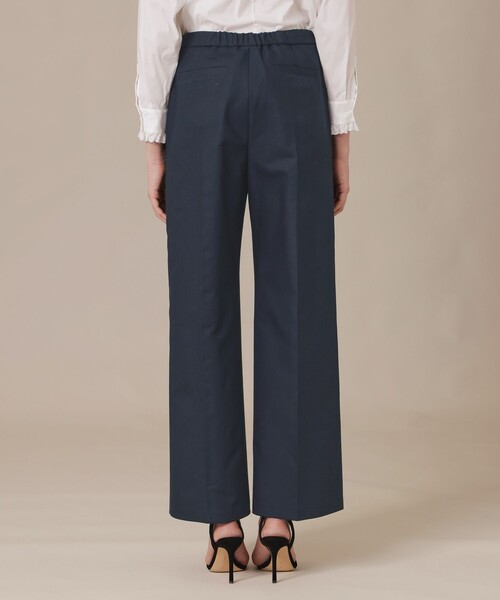 MACKINTOSH LONDON(マッキントッシュ ロンドン)の「コットンダブルクロスパンツ(その他パンツ・レディース・オフホワイト/ネイビー・38/36/40)」の9枚目の写真