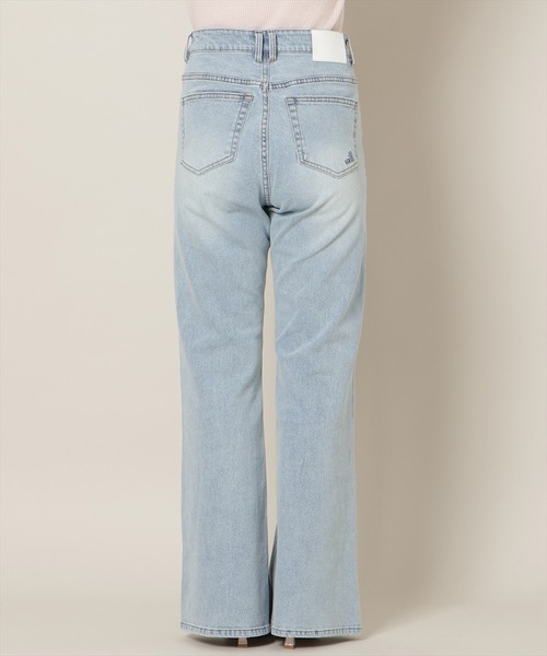 WILLSELECTION（ウィルセレクション）の「ロゴ刺繍セミフレアデニムパンツ（デニムパンツ・レディース・ブルー/ライトブルー・MEDIUM/SMALL）」の11枚目の写真