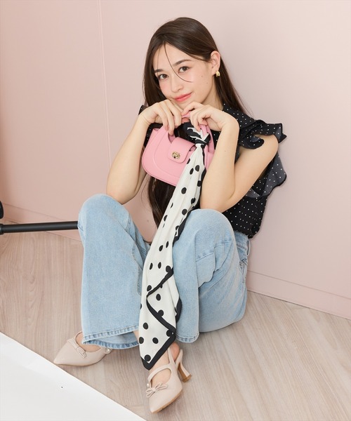 WILLSELECTION(ウィルセレクション)の「ロゴ刺繍セミフレアデニムパンツ(デニムパンツ・レディース・ブルー/ライトブルー・MEDIUM/SMALL)」の20枚目の写真
