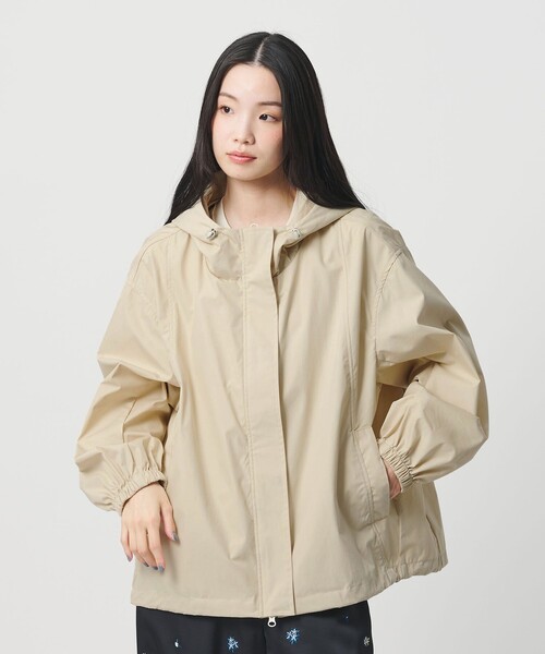 BEAUTY&YOUTH UNITED ARROWS（ビューティーアンドユースユナイテッドアローズ）の「【WEB限定】コットンナイロン フードブルゾン ウォッシャブル（ブルゾン・レディース・ナチュラル/ブラック/モカ・FREE）」の6枚目の写真