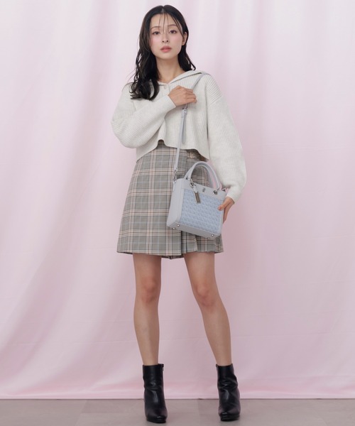 JILL by JILL STUART（ジルバイジルスチュアート）の「クロスJツイードトートバッグ（ハンドバッグ・レディース・ブルー/ホワイト・FREE）」の19枚目の写真