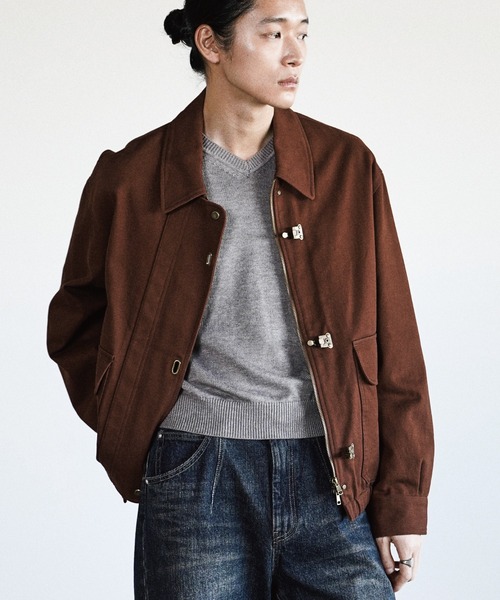 METAL TOGGLE TWILL DECK BLOUSON（ブルゾン）｜WYM LIDNM（ウィム