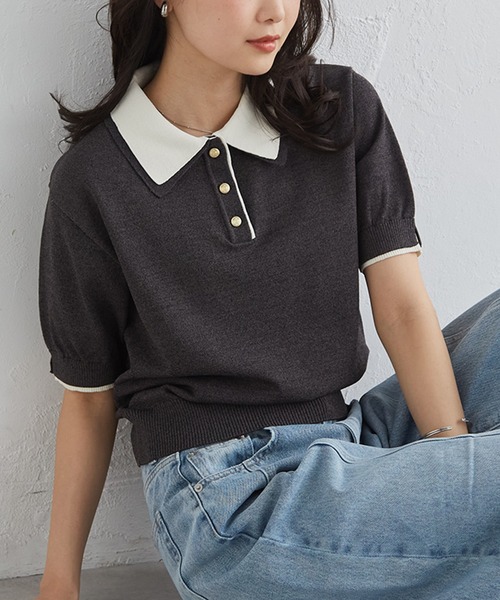 【jasmineさん専用】クルーネックニット❁ テーパードデニム クルーネックニット / manami / ROPÉ PICNIC ｜J'aDoRe JUN ONLINE