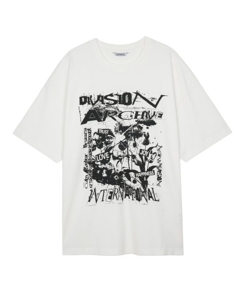 IDWS(アイドンワナセル)の「Mirage Index T-Shirt White(Tシャツ/カットソー・レディース・その他・0/1/2)」の2枚目の写真