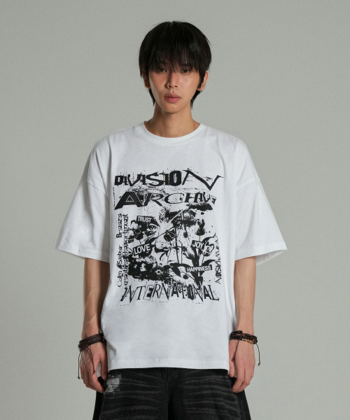 IDWS(アイドンワナセル)の「Mirage Index T-Shirt White(Tシャツ/カットソー・レディース・その他・0/1/2)」の4枚目の写真