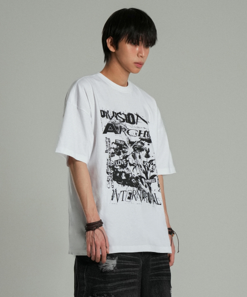 IDWS(アイドンワナセル)の「Mirage Index T-Shirt White(Tシャツ/カットソー・レディース・その他・0/1/2)」の5枚目の写真