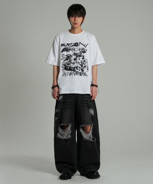 IDWS(アイドンワナセル)の「Mirage Index T-Shirt White(Tシャツ/カットソー・レディース・その他・0/1/2)」の8枚目の写真