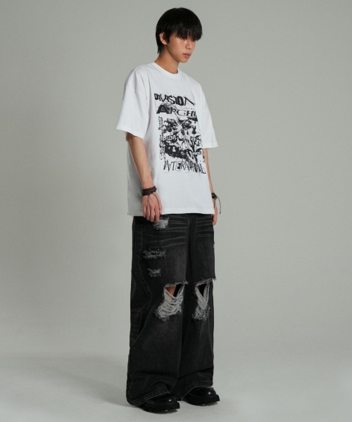 IDWS(アイドンワナセル)の「Mirage Index T-Shirt White(Tシャツ/カットソー・レディース・その他・0/1/2)」の9枚目の写真