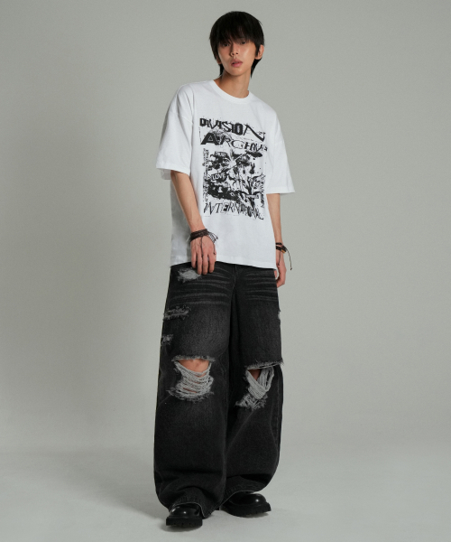 IDWS(アイドンワナセル)の「Mirage Index T-Shirt White(Tシャツ/カットソー・レディース・その他・0/1/2)」の11枚目の写真