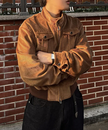 INTEMPOMOOD（インテンポムード）の「ジェームスダブルポケットヘリングトンジャケット_キャメル（その他アウター）」