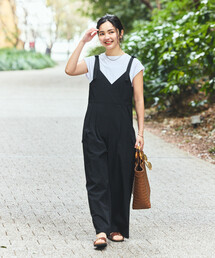 THOUSAND MILE（サウザンドマイル）の「THOUSAND MILE × FREAK'S STORE/サウザンドマイル 別注 UVカット カシュクール ワイドサロペット（サロペット/オーバーオール）」