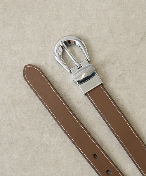 COLLAGE GALLARDAGALANTE（コラージュガリャルダガランテ）の「PAPILLONNER/リバーシブルステッチベルト（ベルト・レディース・ブラック/ブラック系その他・FREE）」の16枚目の写真