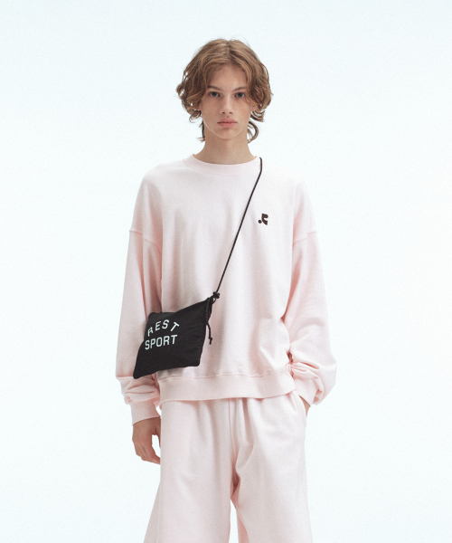 Rest&Recreation(レストアンドレクリエーション)の「NET SACOCHE BAG - BLACK(メッセンジャーバッグ・メンズ・その他・ONE)」の3枚目の写真