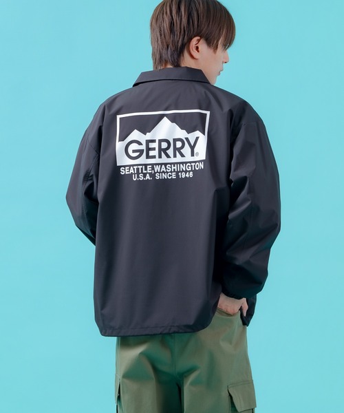 GERRY(ジェリー)の「【GERRY】別注 コーチジャケット(ナイロンジャケット・メンズ・グレー/ネイビー系/グレー系/ネイビー/ブラック系/ブラック・X-LARGE/LARGE/MEDIUM/SMALL)」の14枚目の写真