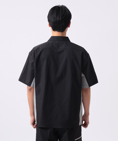 Dickies（ディッキーズ）の「【別注】Dickies / バイカラー ゴルフ ワークシャツ（シャツ/ブラウス・メンズ・ブラック/ブラウン/ネイビー・MEDIUM/LARGE/SMALL/X-LARGE）」の17枚目の写真