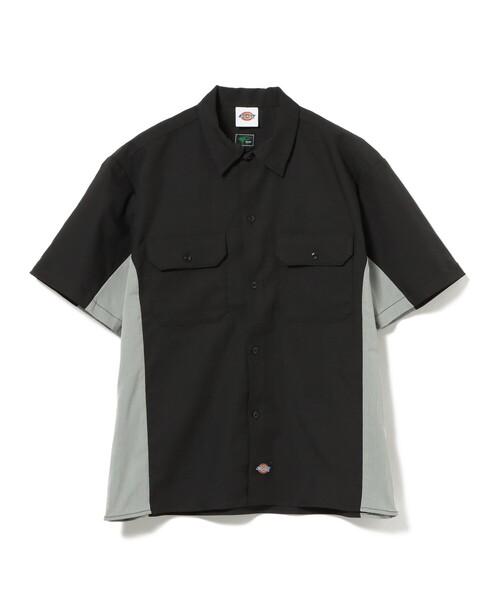 Dickies（ディッキーズ）の「【別注】Dickies / バイカラー ゴルフ ワークシャツ（シャツ/ブラウス・メンズ・ブラック/ブラウン/ネイビー・MEDIUM/LARGE/SMALL/X-LARGE）」の22枚目の写真