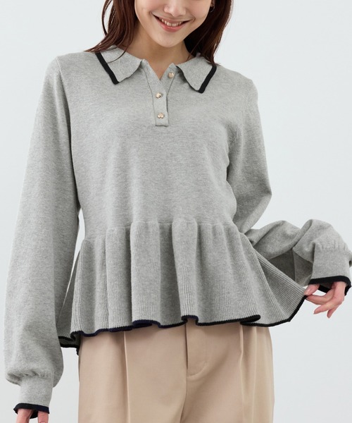 Реплам поло‑кардиган — Peplum Polokarnerit