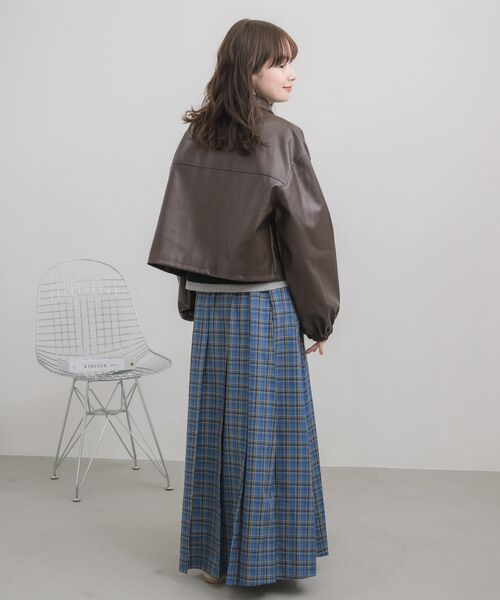 RETRO GIRL(レトロガール)の「Fレザーショートブルゾン(その他アウター・レディース・ブラック・FREE)」の14枚目の写真