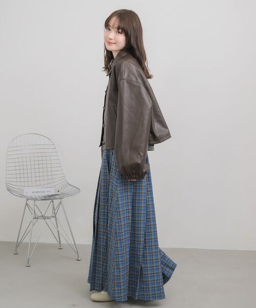 RETRO GIRL(レトロガール)の「Fレザーショートブルゾン(その他アウター・レディース・ブラック・FREE)」の15枚目の写真