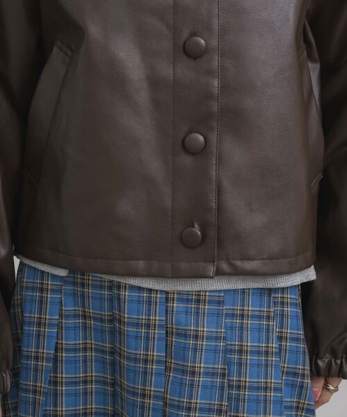 RETRO GIRL(レトロガール)の「Fレザーショートブルゾン(その他アウター・レディース・ブラック・FREE)」の21枚目の写真