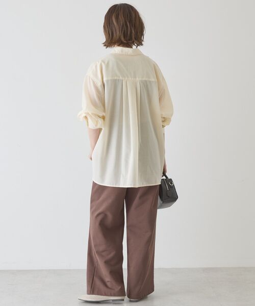 AMERICAN HOLIC（アメリカンホリック）の「センタータックワイドスウェットパンツ（スウェットパンツ・レディース・グレー系その他/ダークネイビー/ブラウン・L/M）」の15枚目の写真