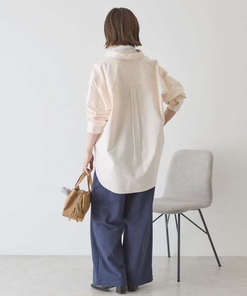 AMERICAN HOLIC（アメリカンホリック）の「センタータックワイドスウェットパンツ（スウェットパンツ・レディース・グレー系その他/ダークネイビー/ブラウン・L/M）」の21枚目の写真