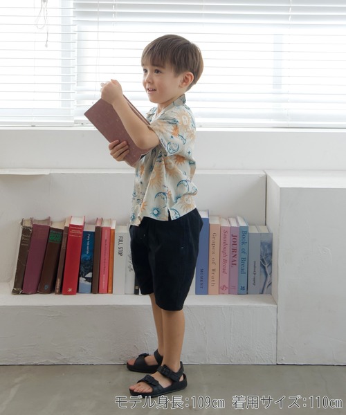 MAKE YOUR DAY(メイクユアデイ)の「ベーシックストレッチタックパンツ■80~140cm(その他パンツ・キッズ・ブラウン/ブラック/イエロー/ベージュ・140/130/120/90/110/100/80)」の9枚目の写真