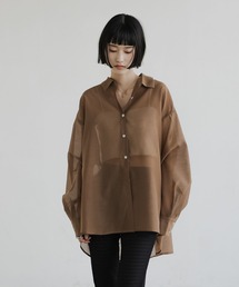 LOWRYS FARM | シアーシャツＬＳ  605853(シャツ/ブラウス)