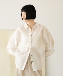 LOWRYS FARM | シアーシャツＬＳ  605853(シャツ/ブラウス)