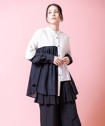 OSMOSIS（オズモーシス）の「バイカラードルマンブラウス（シャツ/ブラウス）」