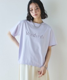 カットワーク刺繍Tee