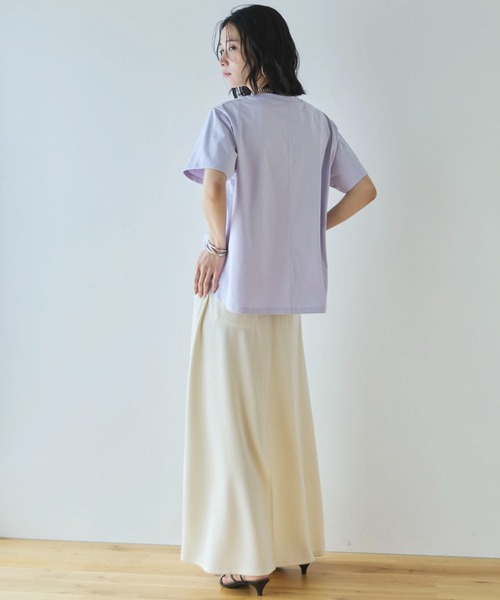 Doux archives(ドゥアルシーヴ)の「カットワーク刺繍Tee(Tシャツ/カットソー・レディース・ラベンダー/ブラック/オフホワイト・FREE)」の13枚目の写真
