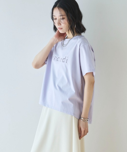 Doux archives(ドゥアルシーヴ)の「カットワーク刺繍Tee(Tシャツ/カットソー・レディース・ラベンダー/ブラック/オフホワイト・FREE)」の19枚目の写真