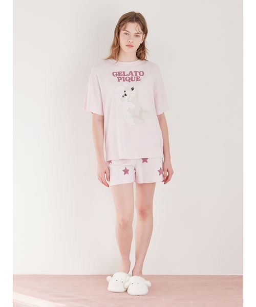 ONLINE限定】ドッグジャガードプルオーバー&ショートパンツセット