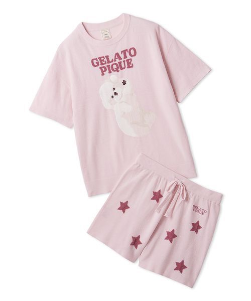 ONLINE限定】ドッグジャガードプルオーバー&ショートパンツセット