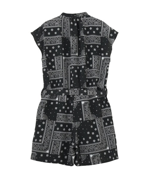 MILKFED.(ミルクフェド)の「BANDANA ROMPERS(つなぎ/オールインワン・レディース・ネイビー/レッド/ブラック・ONE SIZE)」の19枚目の写真