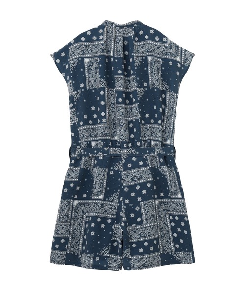 MILKFED.(ミルクフェド)の「BANDANA ROMPERS(つなぎ/オールインワン・レディース・ネイビー/レッド/ブラック・ONE SIZE)」の21枚目の写真