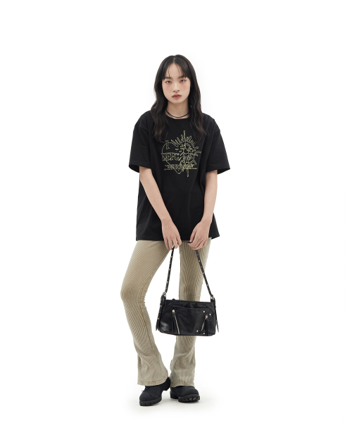 DEFGARMENTS（デフグラメンツ）の「SPREAD HEART T-SHIRTS [BLACK]（Tシャツ/カットソー・レディース・その他・F）」の3枚目の写真