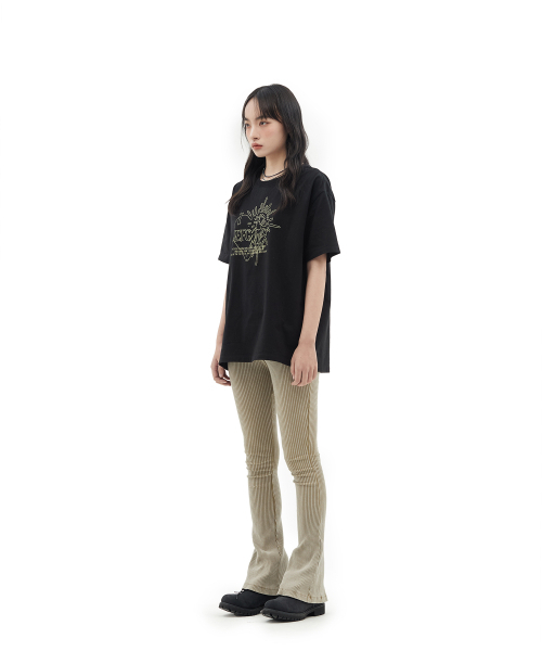 DEFGARMENTS（デフグラメンツ）の「SPREAD HEART T-SHIRTS [BLACK]（Tシャツ/カットソー・レディース・その他・F）」の4枚目の写真