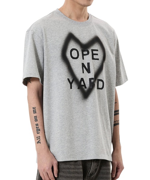 OY（オーワイ）の「『OY/オーワイ』SPRAY HEART TEE/スプレーハートTシャツ（Tシャツ/カットソー・メンズ・ホワイト/グレー・L/M）」の10枚目の写真
